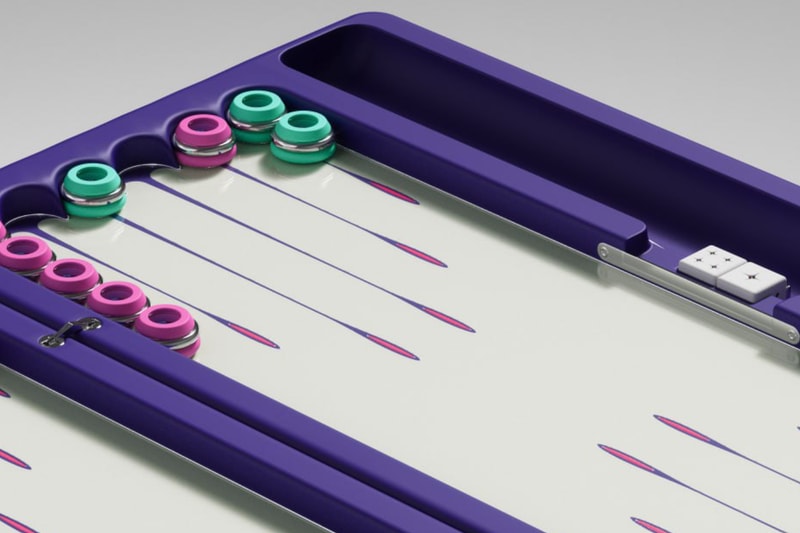 Taras Yoom x Aureta Thomollari  2-in-1 Backgammon Clutch Limited Edition Collaboration Art Miami 2025