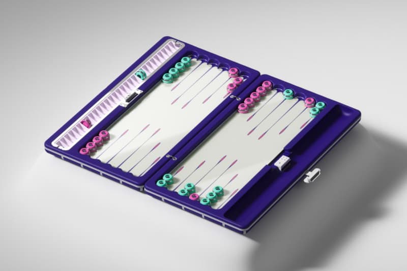 Taras Yoom x Aureta Thomollari  2-in-1 Backgammon Clutch Limited Edition Collaboration Art Miami 2025