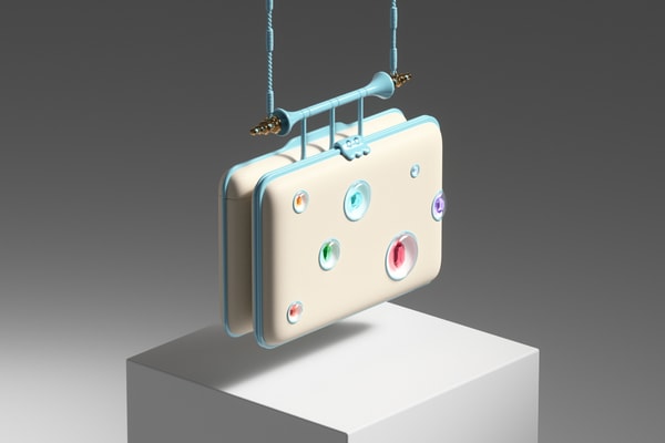 Taras Yoom x Aureta Thomollari  2-in-1 Backgammon Clutch Limited Edition Collaboration Art Miami 2025