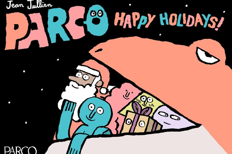 PARCO Collaborates with Jean Jullien for "Happy Holidays" Campaign