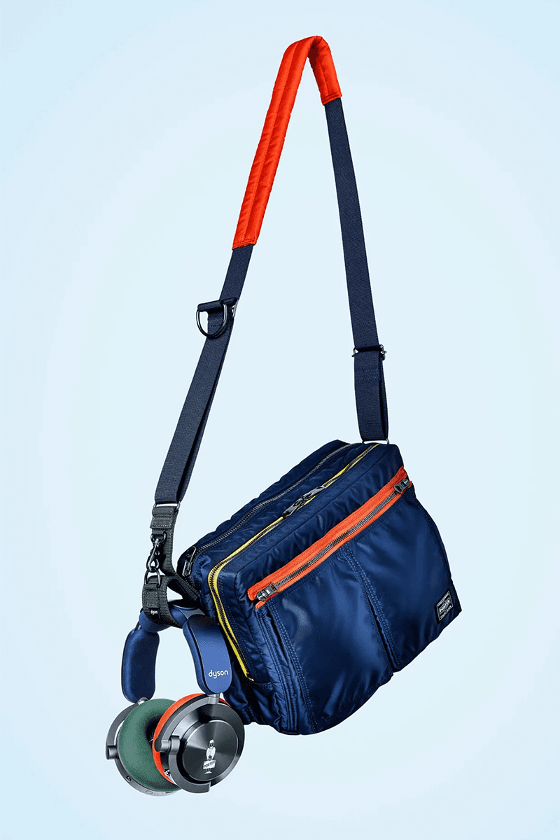 Dyson and PORTER Announce Limited-Edition Headphones and Bag Collaboration ontrac premium luxury headphones bags