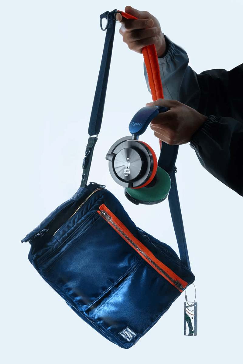Dyson and PORTER Announce Limited-Edition Headphones and Bag Collaboration ontrac premium luxury headphones bags