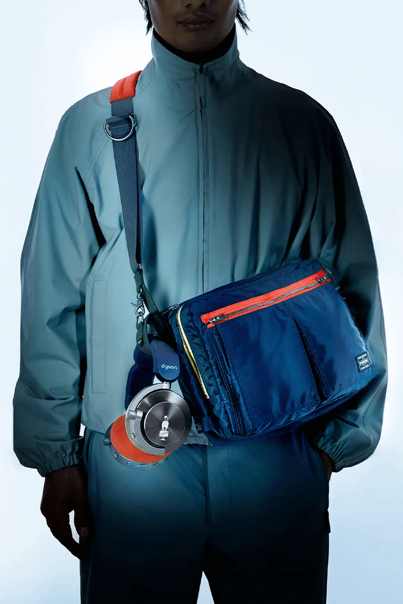 Dyson and PORTER Announce Limited-Edition Headphones and Bag Collaboration ontrac premium luxury headphones bags