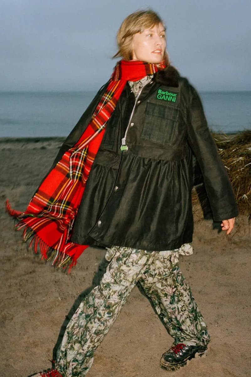GANNI and Barbour Are Back for Their Fourth Collection fall winter 2025 danish british