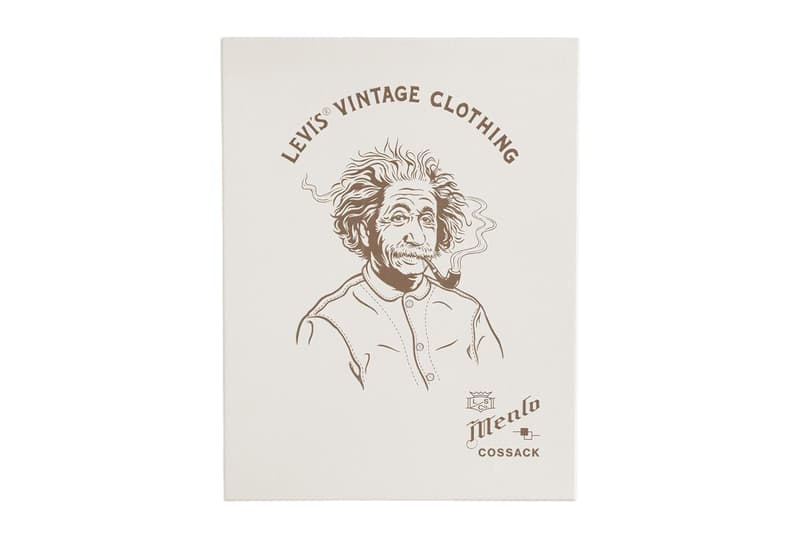 Levis Vintage Clothing Albert Einstein Leather Jacket Release Info