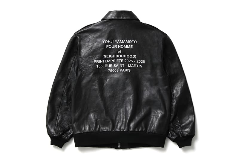 NEIGHBORHOOD Yohji Yamamoto Pour Homme Collection Release Info The Kid Laroi