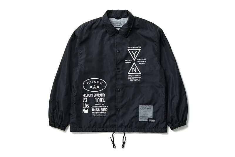 NEIGHBORHOOD Yohji Yamamoto Pour Homme Collection Release Info The Kid Laroi