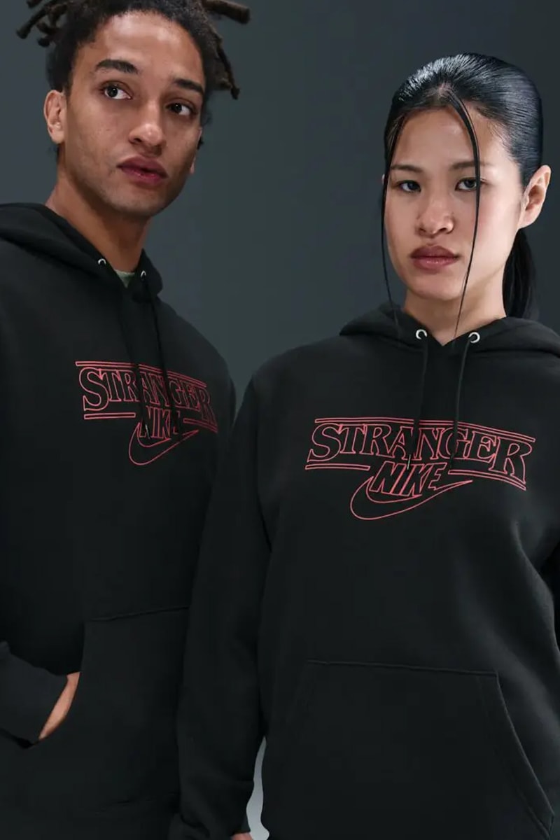 Nike Heads Into the Upside Down With New 'Stranger Things' Apparel Collaboration collection release info swoosh