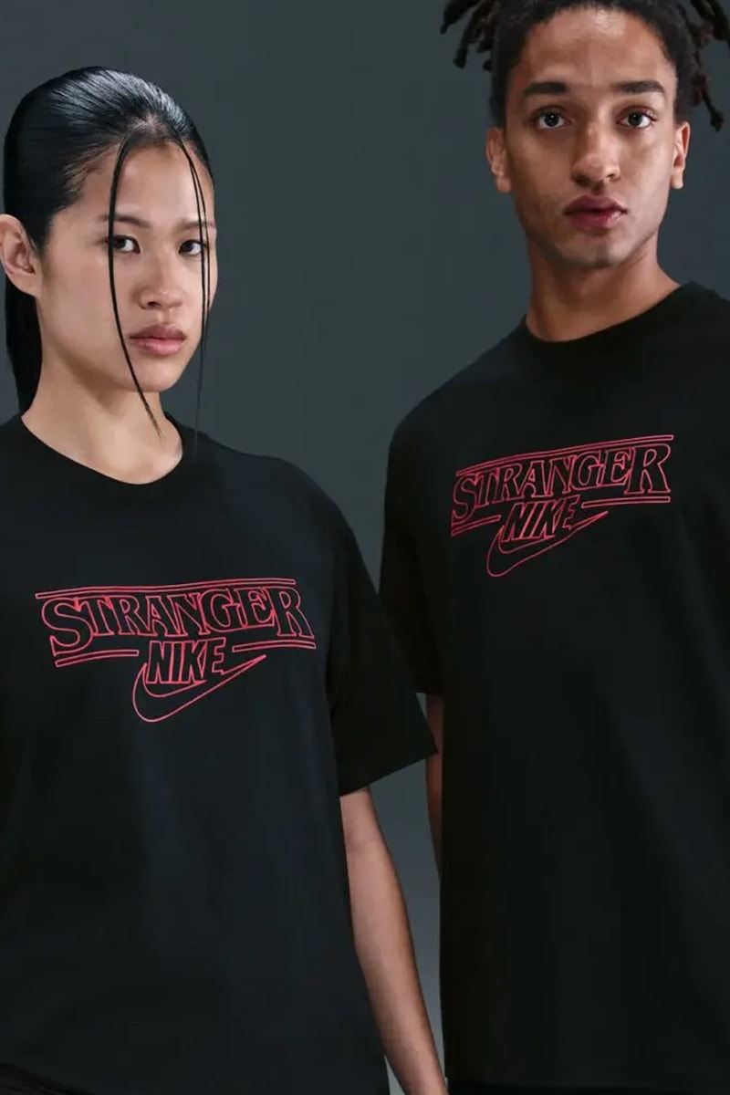 Nike Heads Into the Upside Down With New 'Stranger Things' Apparel Collaboration collection release info swoosh