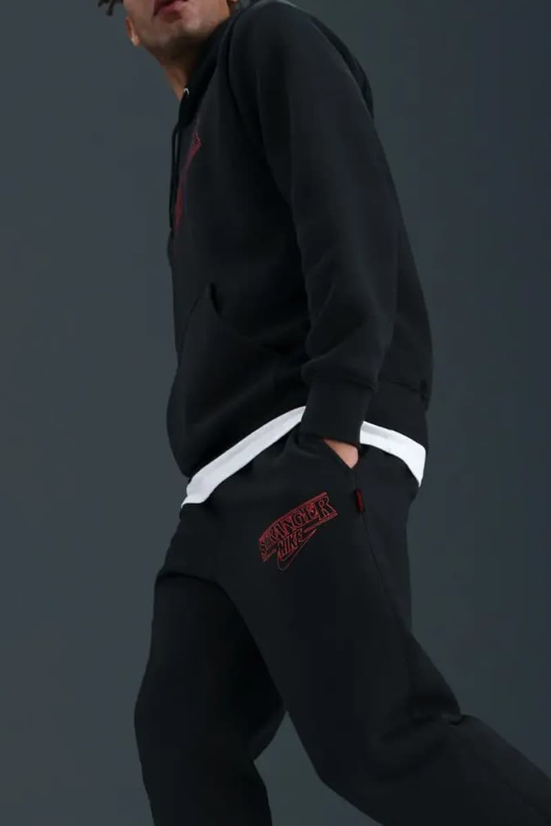 Nike Heads Into the Upside Down With New 'Stranger Things' Apparel Collaboration collection release info swoosh