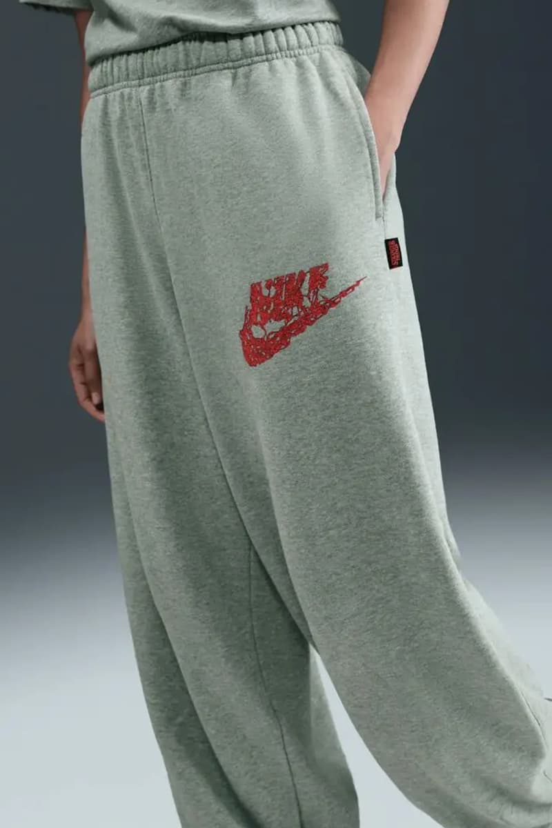 Nike Heads Into the Upside Down With New 'Stranger Things' Apparel Collaboration collection release info swoosh