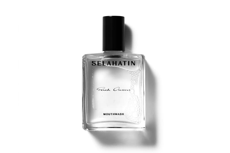 Rick Owens Makes Brushing Your Teeth a Gothic Ritual Rick Owens x Selahatin Dental Collaboration Release toothbrush mouthwash dental kit