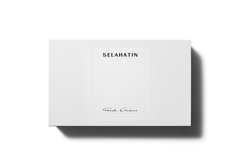 Rick Owens Makes Brushing Your Teeth a Gothic Ritual Rick Owens x Selahatin Dental Collaboration Release toothbrush mouthwash dental kit