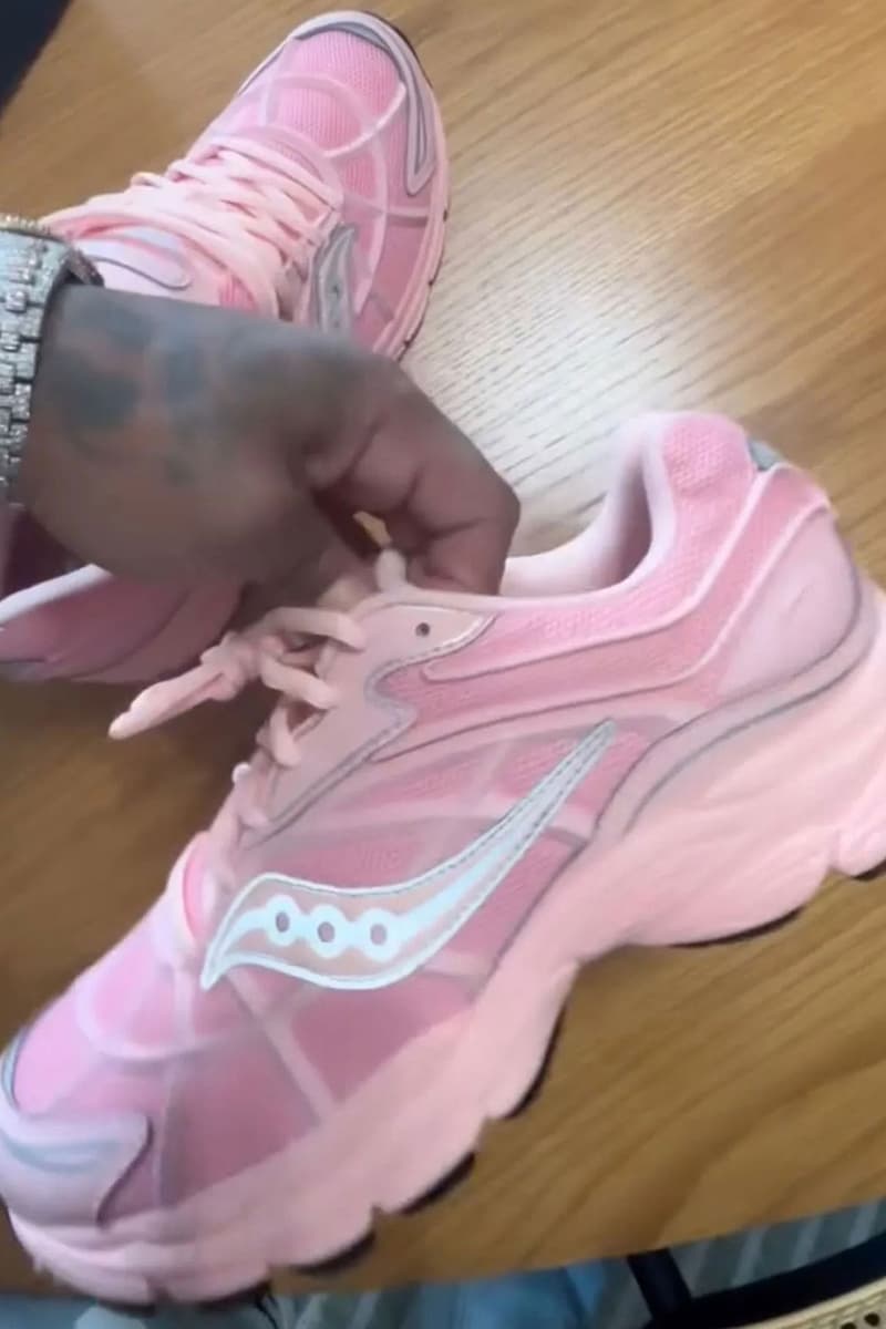 Westside Gunn Previews upcoming Saucony Omni 9 WEB Web in an All-Pink Hue spring 2027 release rumor 