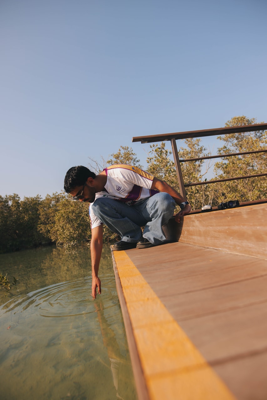 abu dhabi dct travel series fount lighthouse niri erth jubail mangrove park 421 arts campus temalb phenomena abu dhabi Marwan Osama Mootassem Rahma Omar Almahri