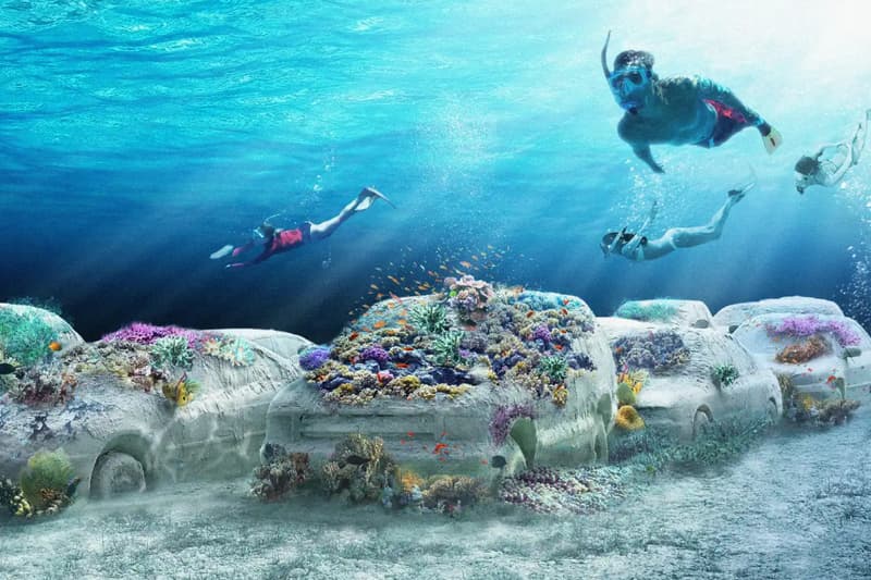 Leandro Erlich’ CONCRETE CORAL’  Installation Miami Art 2025