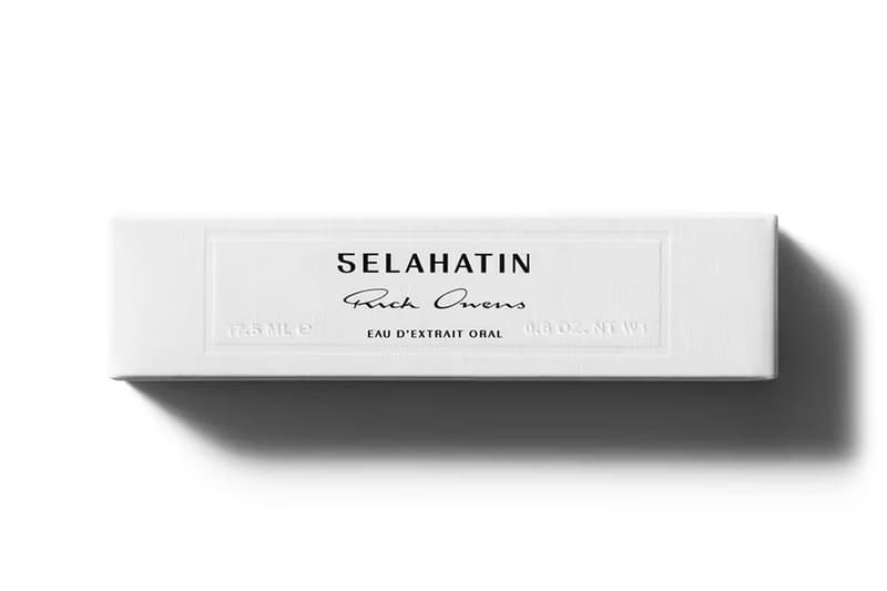 Rick Owens Makes Brushing Your Teeth a Gothic Ritual Rick Owens x Selahatin Dental Collaboration Release toothbrush mouthwash dental kit