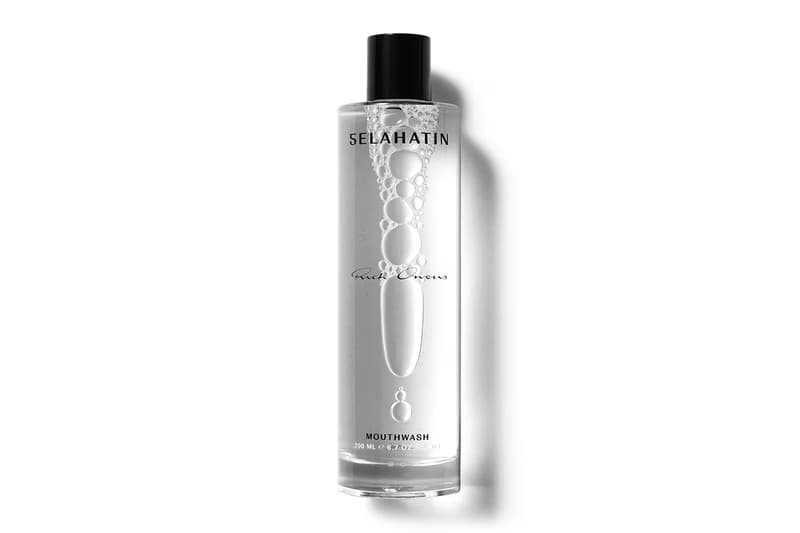 Rick Owens Makes Brushing Your Teeth a Gothic Ritual Rick Owens x Selahatin Dental Collaboration Release toothbrush mouthwash dental kit