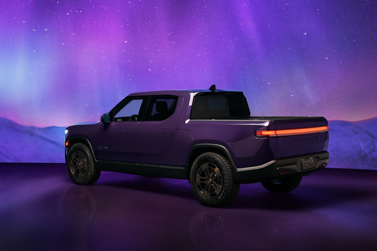 Rivian x It's Good Miami Art Week Las Lap Dinner Borealis Purple Artworks