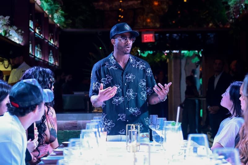 Rivian x It's Good Miami Art Week Las Lap Dinner Borealis Purple Artworks