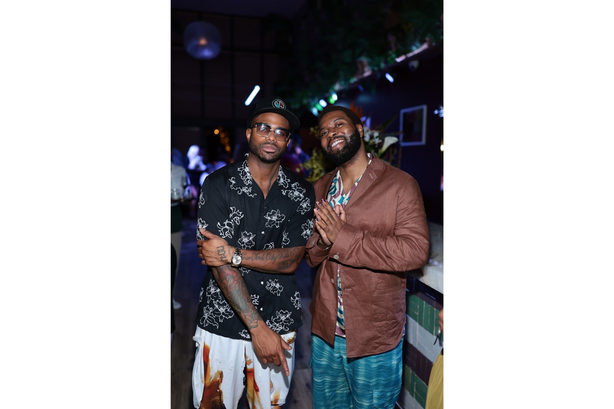 Rivian x It's Good Miami Art Week Las Lap Dinner Borealis Purple Artworks