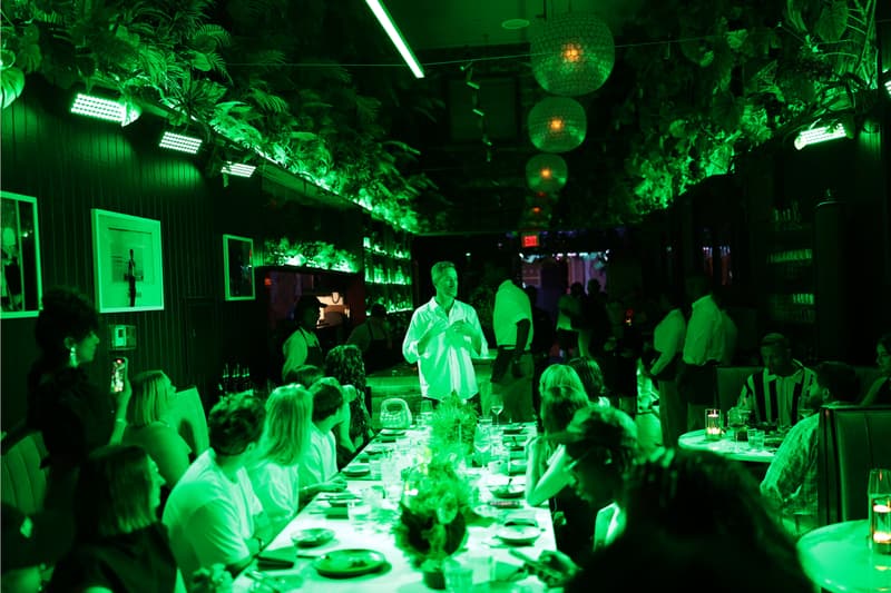 Rivian x It's Good Miami Art Week Las Lap Dinner Borealis Purple Artworks