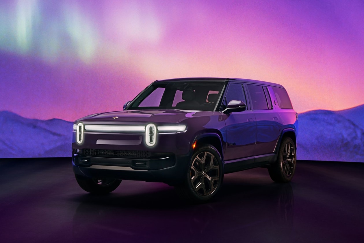Rivian x It's Good Miami Art Week Las Lap Dinner Borealis Purple Artworks