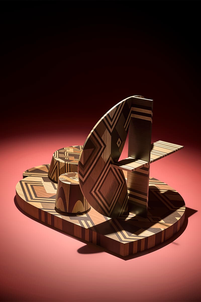 Stephen Burks Creates an Intricate "Ceremonial Site" From Wood 