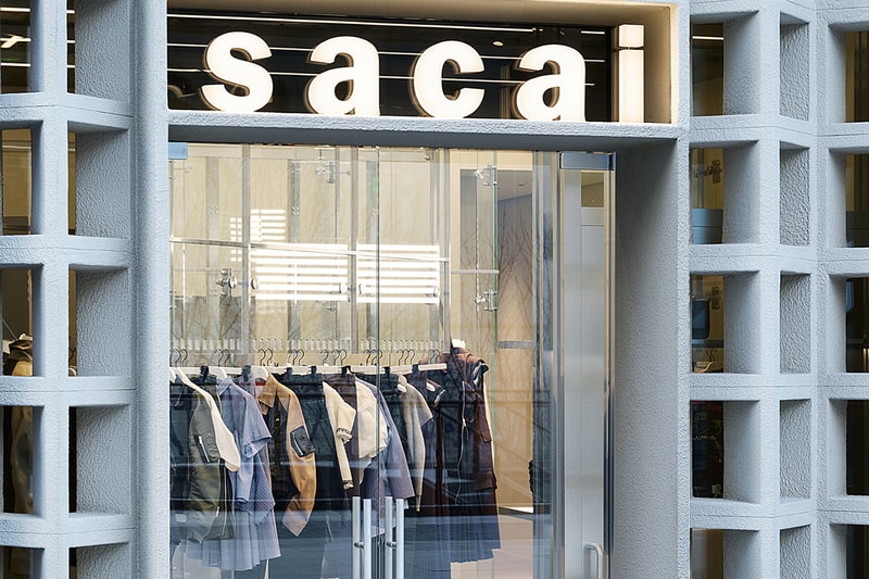 sacai Unveils Reimagined Beijing Flagship by Willo Perron exclusive spring summer 2026 ss26 capsule collection denim bomber ma-1