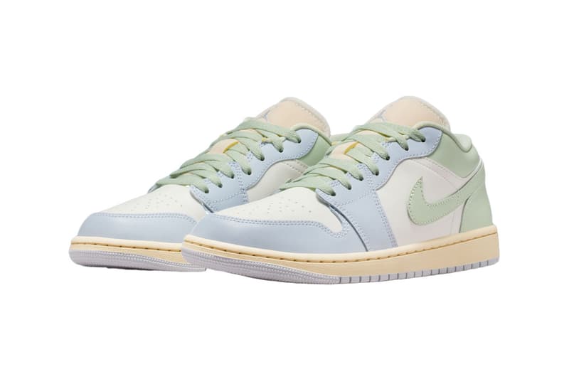 Nike Air Jordan 1 Low Sail/Aura-Muslin-Jade Aura DC0774-108 Release Info