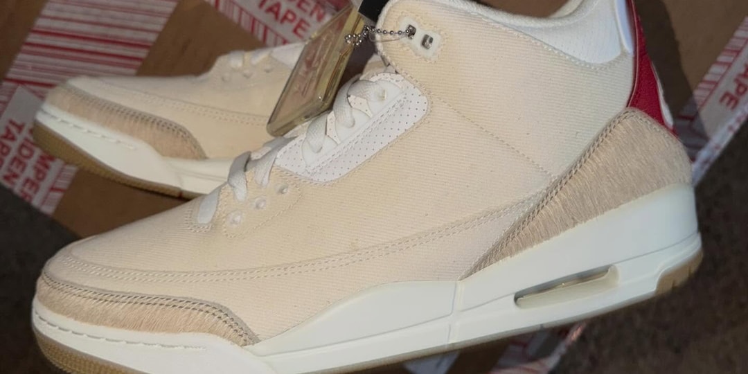 First Look at the Levi’s x Air Jordan 3 “Sail”