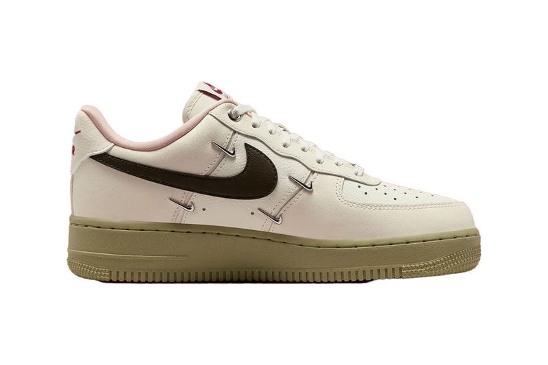 Nike Air Force 1 Low LX Soft Pearl/Neutral Olive/Team Crimson/Dark Hazel IQ9802-022 Relase Info