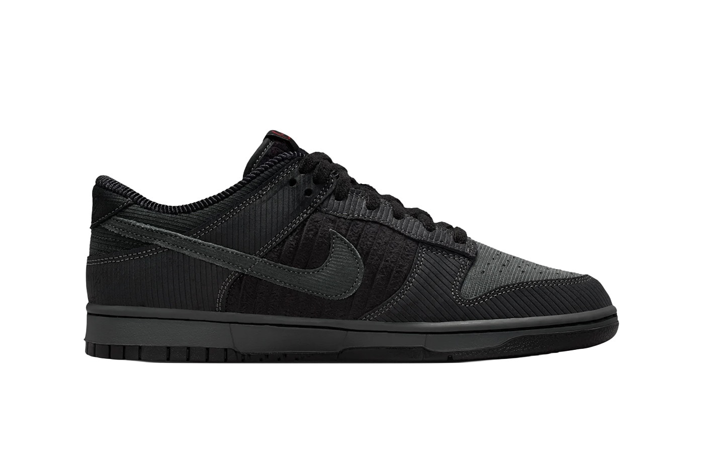 Nike Dunk Low Black Corduroy