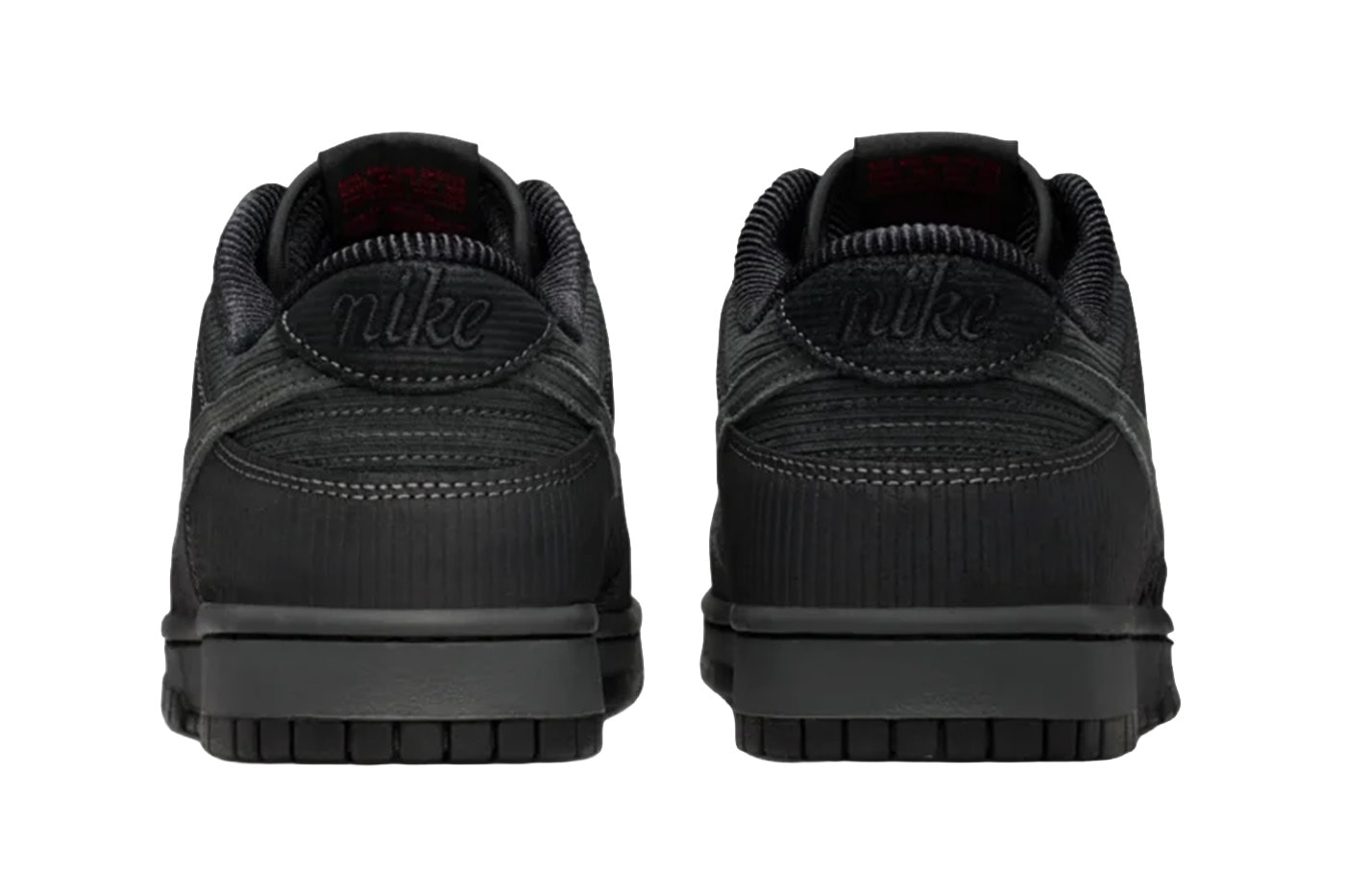 Nike Dunk Low Black Corduroy IB7746-001 Release Info