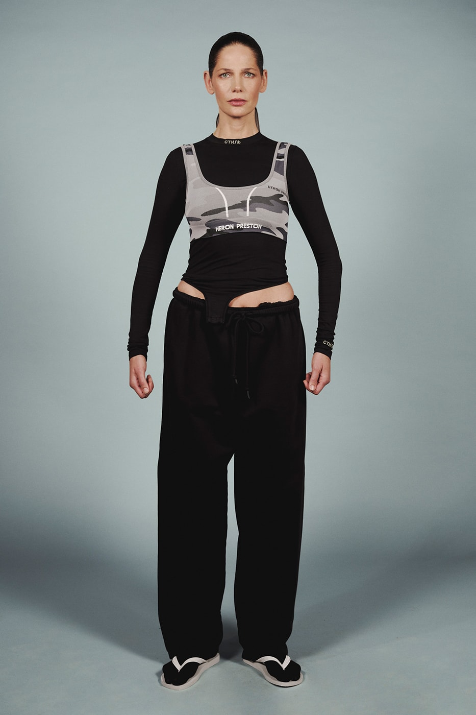 Heron Preston Stages a Bold Re-Birth of His Namesake Brand relaunches Namesake brand