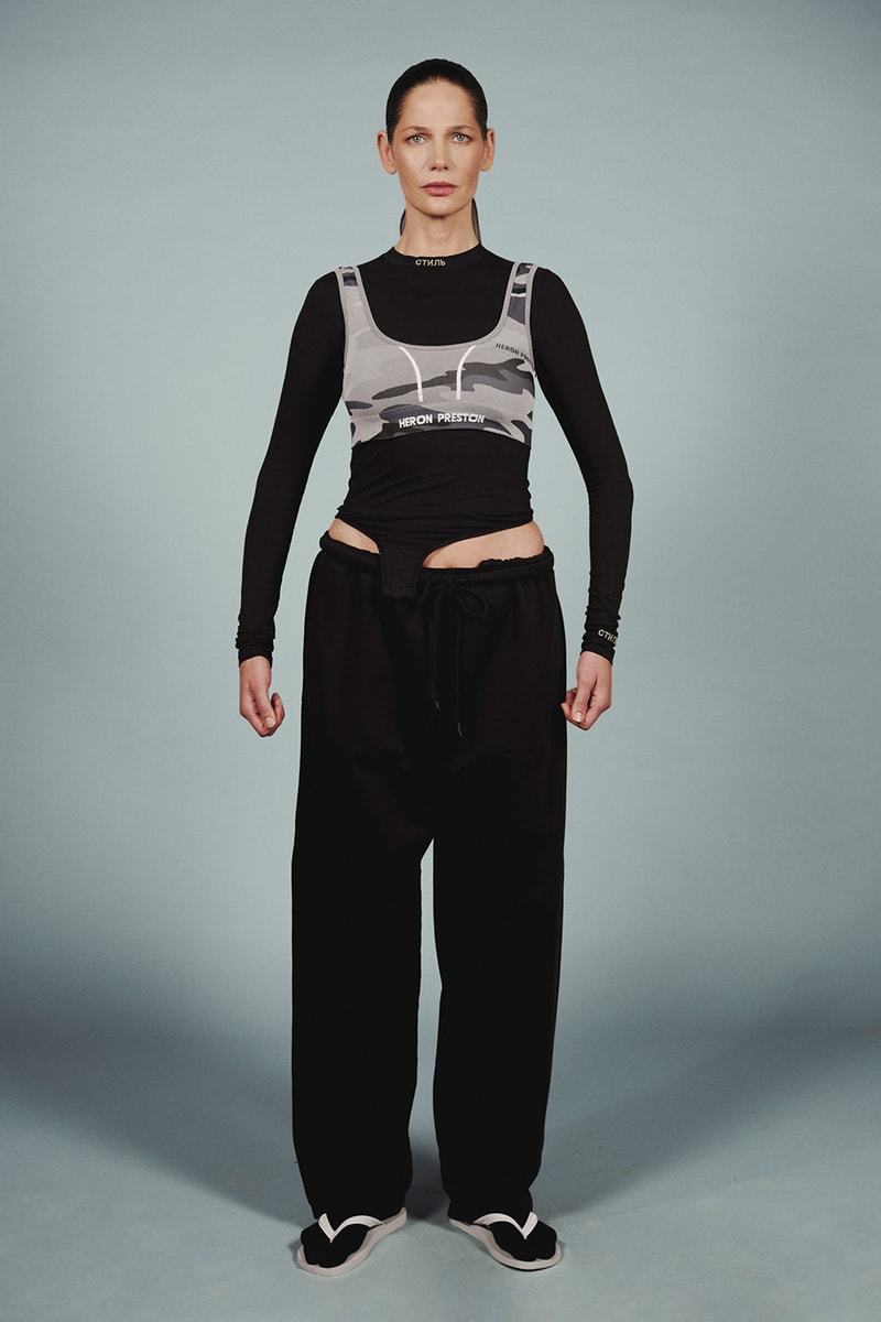 Heron Preston Stages a Bold Re-Birth of His Namesake Brand relaunches Namesake brand