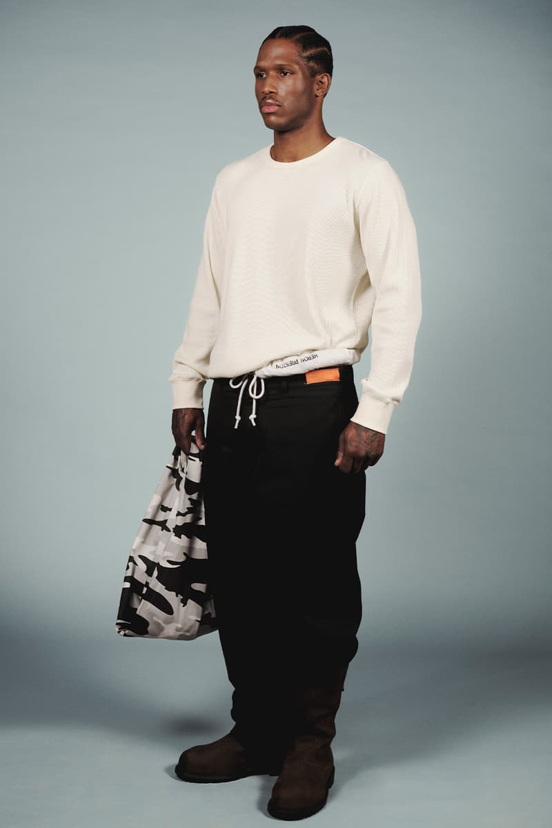 Heron Preston Stages a Bold Re-Birth of His Namesake Brand relaunches Namesake brand