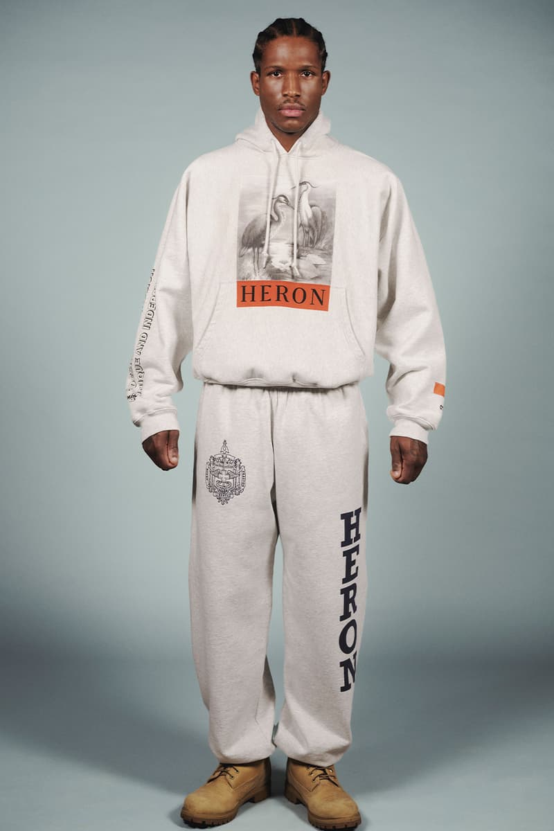 Heron Preston Stages a Bold Re-Birth of His Namesake Brand relaunches Namesake brand