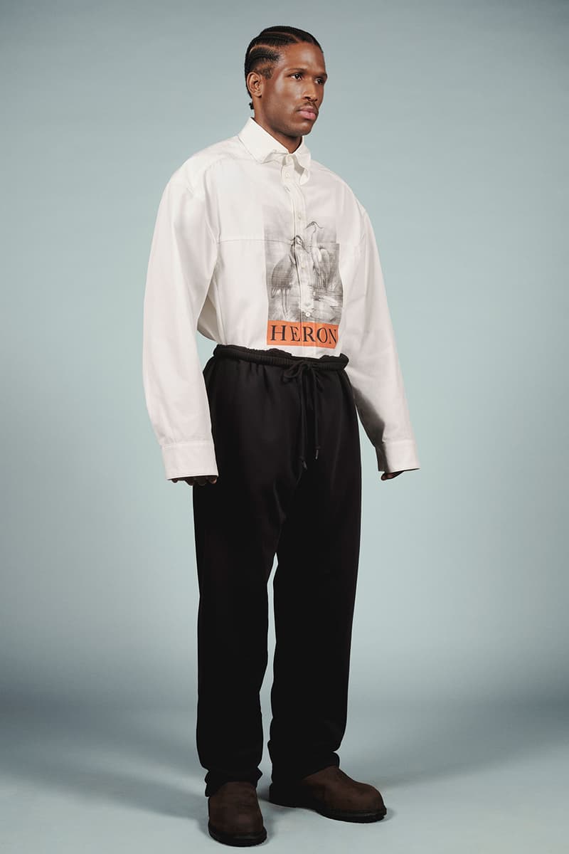 Heron Preston Stages a Bold Re-Birth of His Namesake Brand relaunches Namesake brand