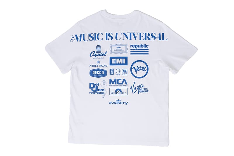 UMG and Awake NY Collaborate On 'Music is Universal' Capsule new york city streetwear collab angelo baque