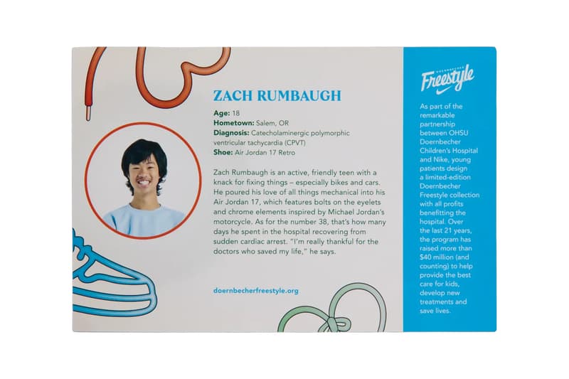 Air Jordan 17 Doernbecher IO7684-921 Freestyle 21 Collection Release Info