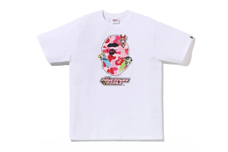 BAPE® Unveils 'The Powerpuff Girls' Collaboration bubbles buttercup blossom t-shirts abc camo