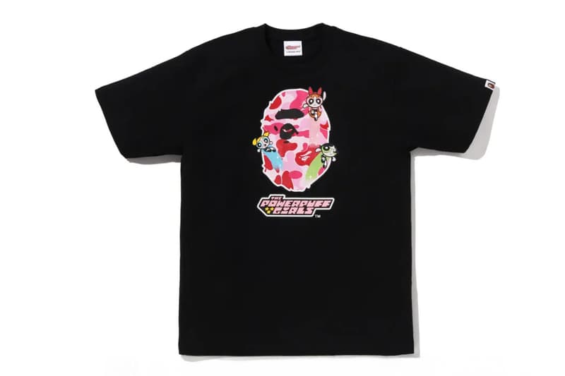 BAPE® Unveils 'The Powerpuff Girls' Collaboration bubbles buttercup blossom t-shirts abc camo
