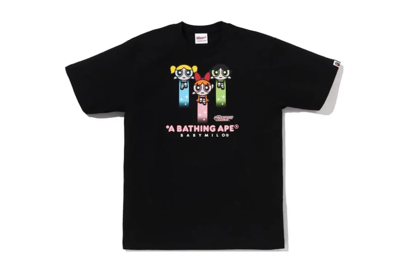 BAPE® Unveils 'The Powerpuff Girls' Collaboration bubbles buttercup blossom t-shirts abc camo