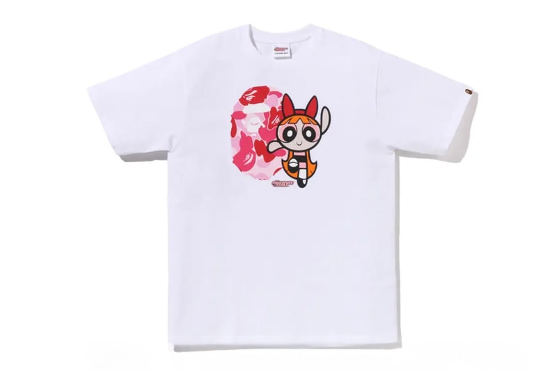 BAPE® Unveils 'The Powerpuff Girls' Collaboration bubbles buttercup blossom t-shirts abc camo