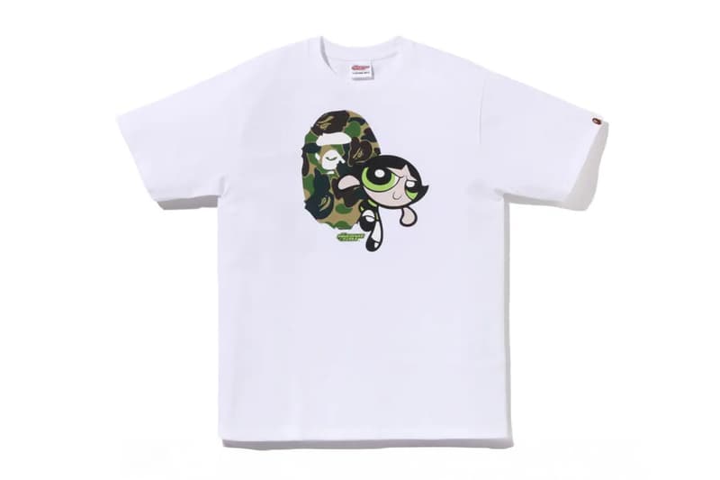 BAPE® Unveils 'The Powerpuff Girls' Collaboration bubbles buttercup blossom t-shirts abc camo