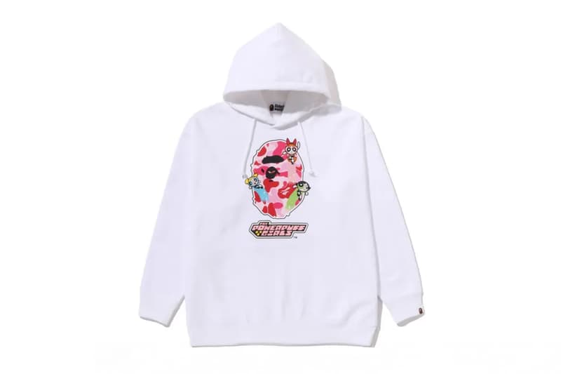 BAPE® Unveils 'The Powerpuff Girls' Collaboration bubbles buttercup blossom t-shirts abc camo