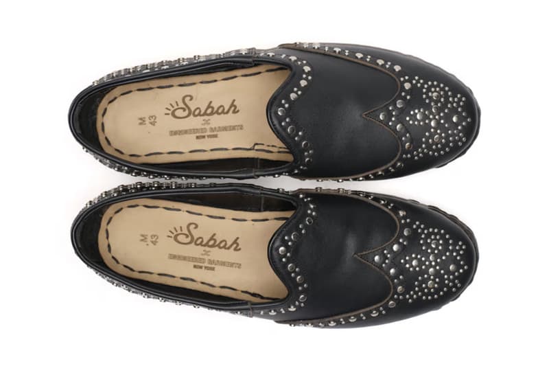 Sabah Engineered Garments studded perforated sabah Collaboration collection Release Info