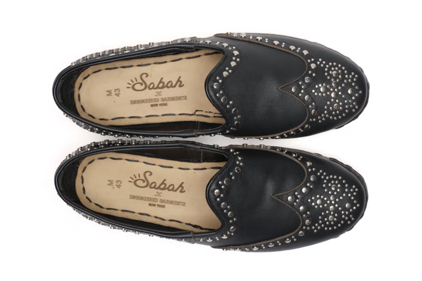 Sabah Engineered Garments studded perforated sabah Collaboration collection Release Info