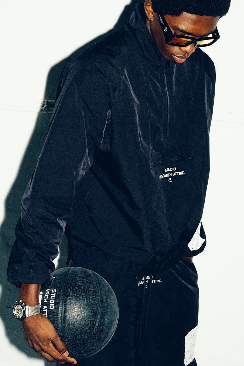 SR_A's Limited Release Capsule Is Centered Around Engineered Emotion debut eyewear eclipse torque functional apparel sweatpant and hoodies set